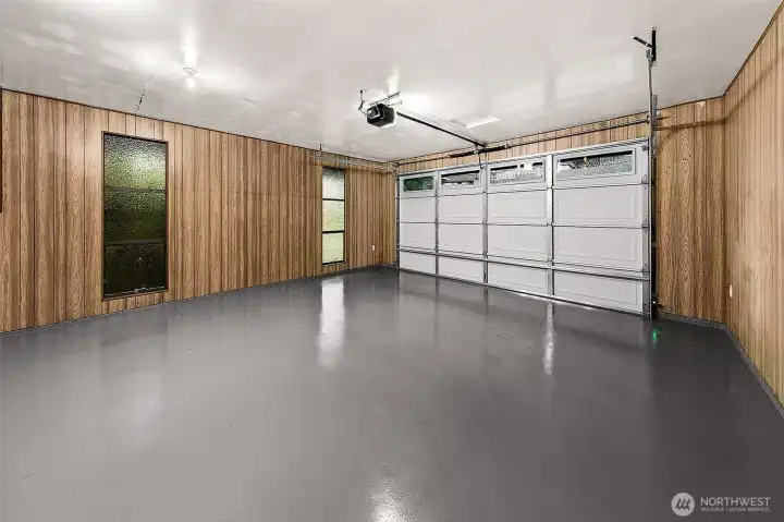 Recently epoxied floors!