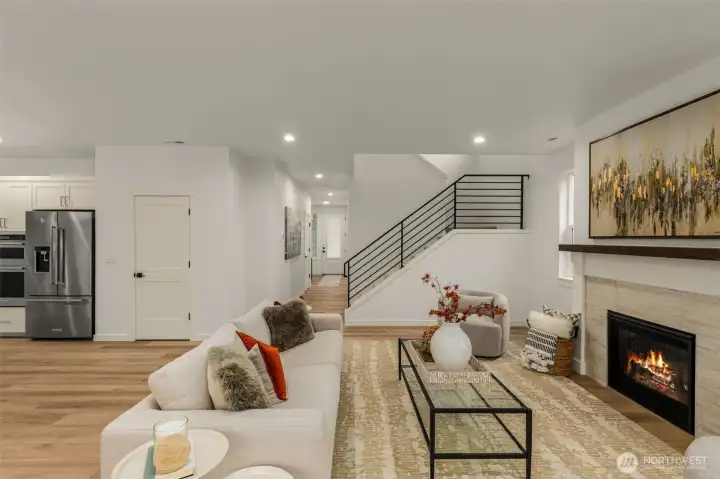 Photos of completed model home on #11. Color, spec, and floorplan may vary.