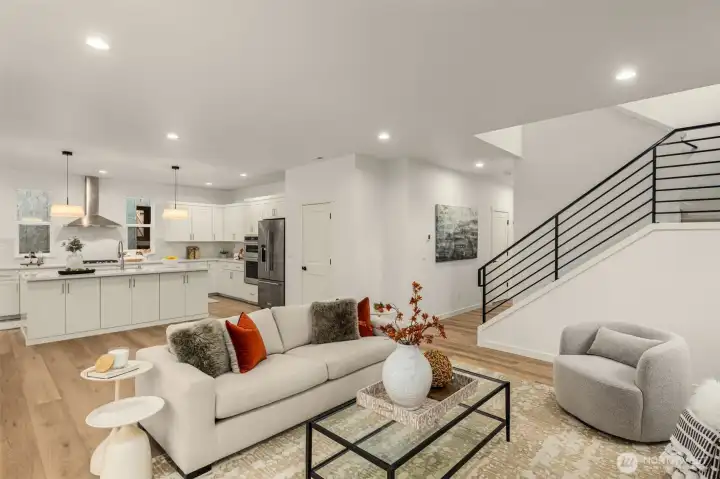 Photos of completed model home on #11. Color, spec, and floorplan may vary.