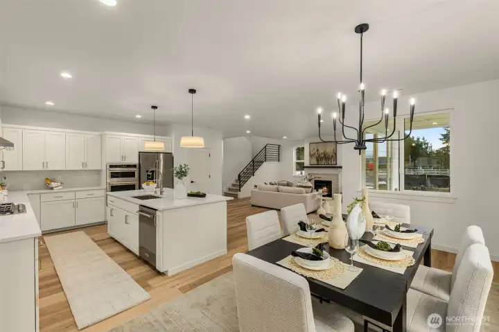 Photos of completed model home on #11. Color, spec, and floorplan may vary.