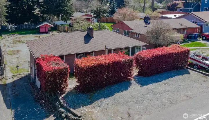 Front parking off street. Driveway to left to back yard for additional parking.