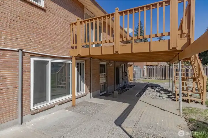 So much space under the deck