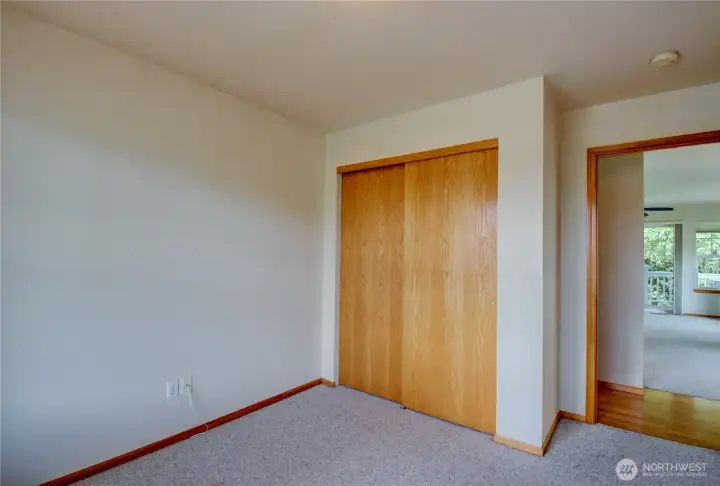 Closet in 2nd bedroom.