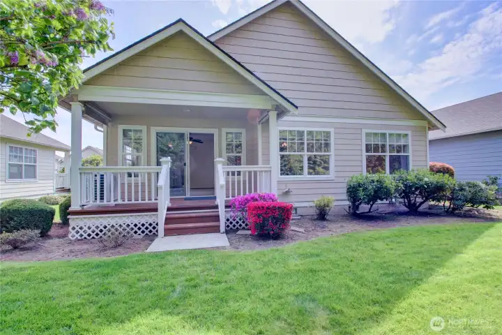 Backyard looking towards home.