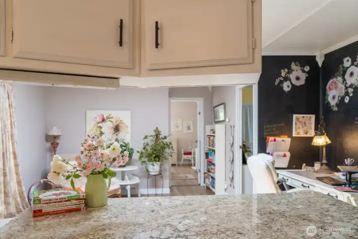Extra long counter space for all your kitchen needs! Extra long counter space for all your kitchen needs!