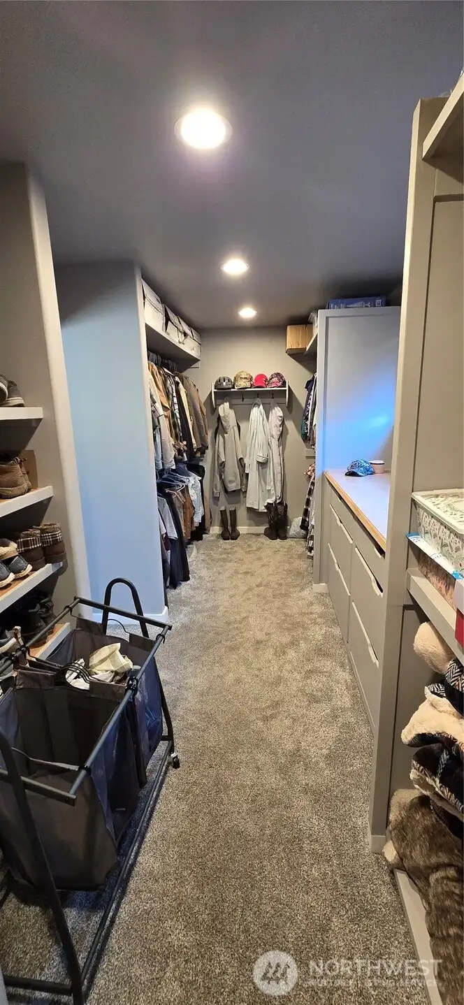 Primary closet
