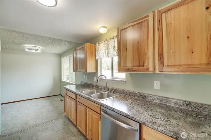 Formal dining space in background Formal dining space in background