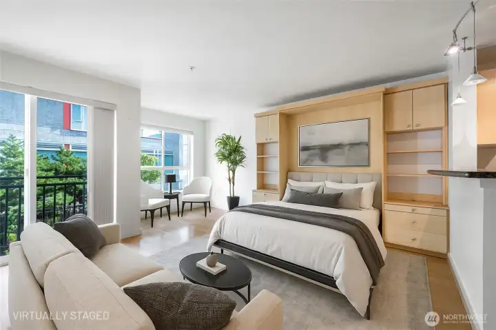 Light-filled top floor corner unit. Virtually staged. Light-filled top floor corner unit. Virtually staged.