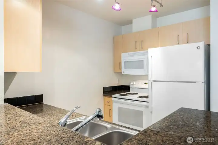 Newer appliances. Newer appliances.
