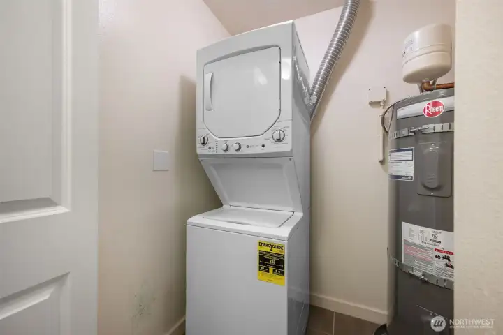 Laundry area with storage. Laundry area with storage.