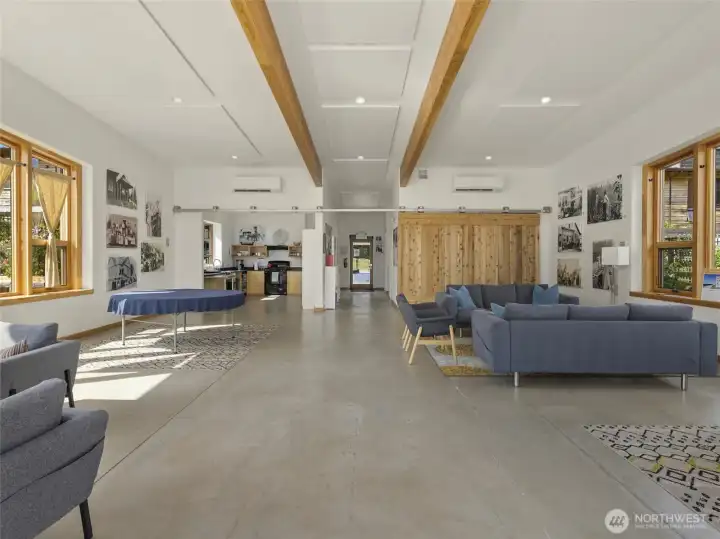 The Hive also includes a commercial kitchen for residents’ use. The Hive also includes a commercial kitchen for residents’ use.