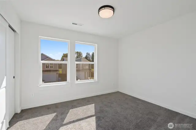 3rd bedroom, on opposite side of the house for extra privacy