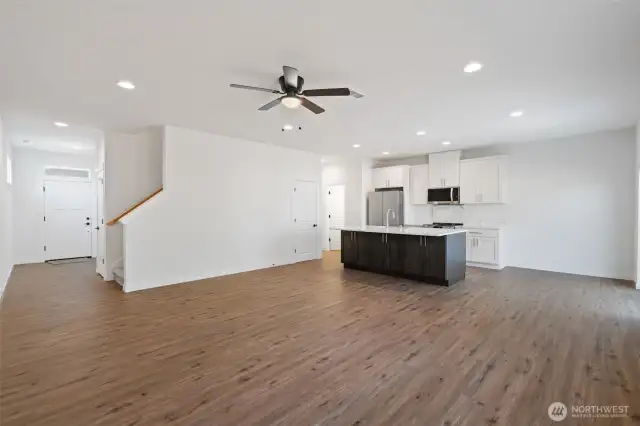 open floor plan