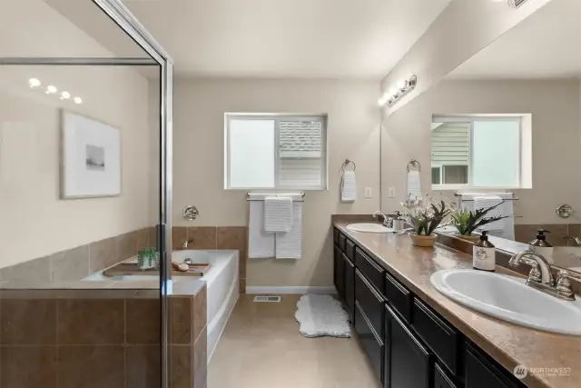 5 piece primary bathroom