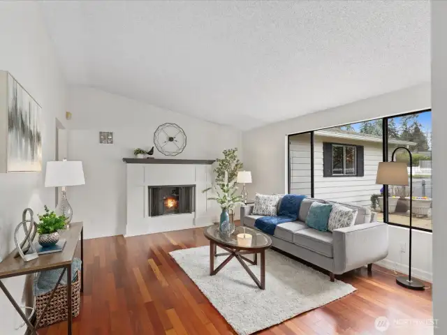 Light filled rooms with Vaulted Ceilings ~