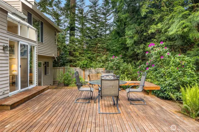 Massive deck for all your entertaining needs.