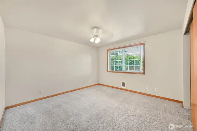 The front bedroom