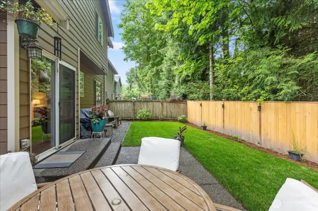 New fencing and landscapes