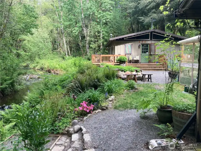 Your view toward the house