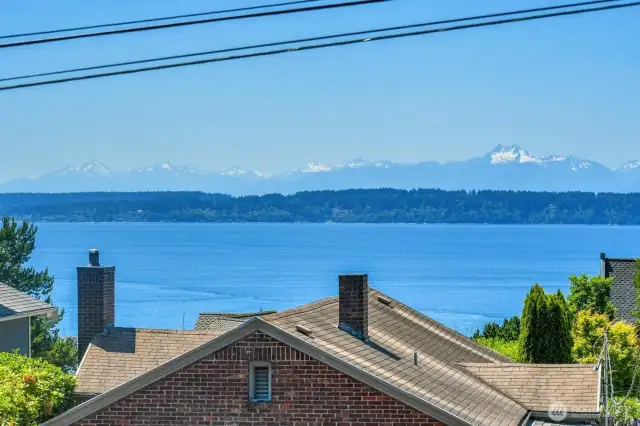 Coveted West facing home with views of the Sound & the Olympics