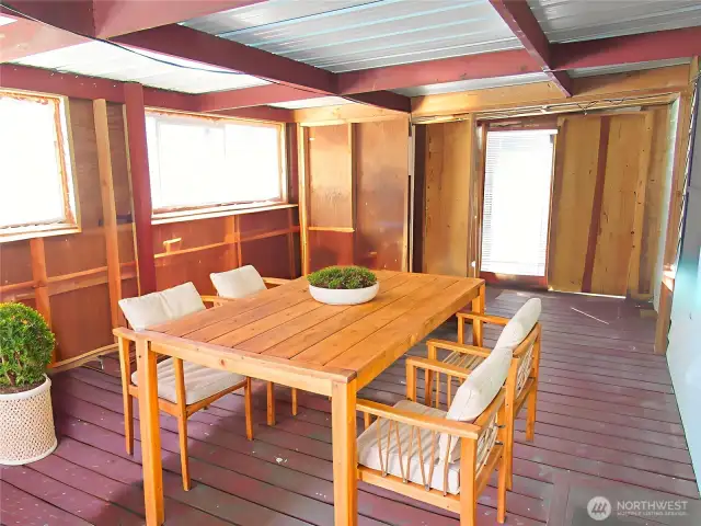 Virtually Staged - back porch
