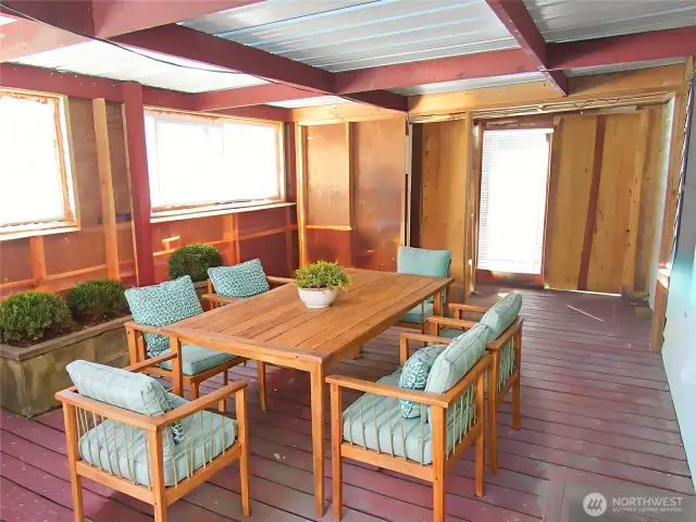 Virtually Staged - back porch