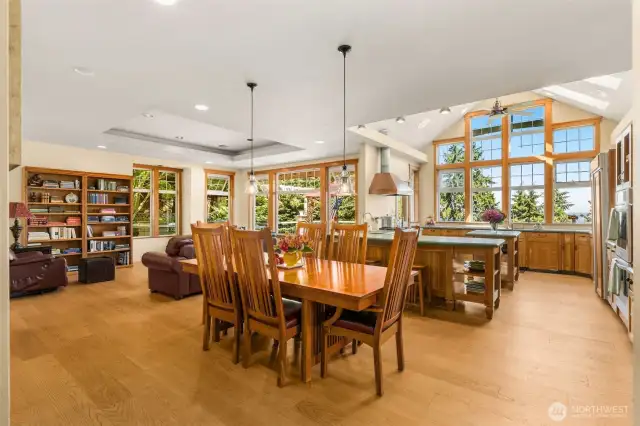 generous dining space perfect for entertaining