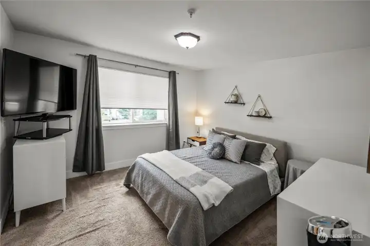 Upstairs primary bedroom.