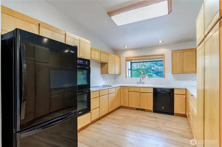 Custom cabinets in the kitchen