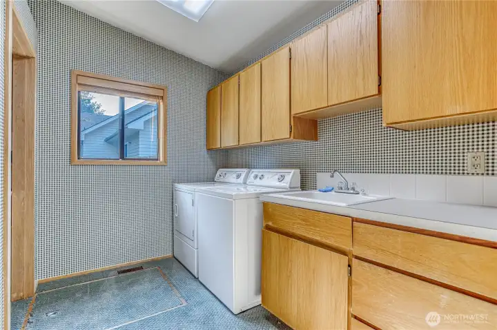 Large laundry room