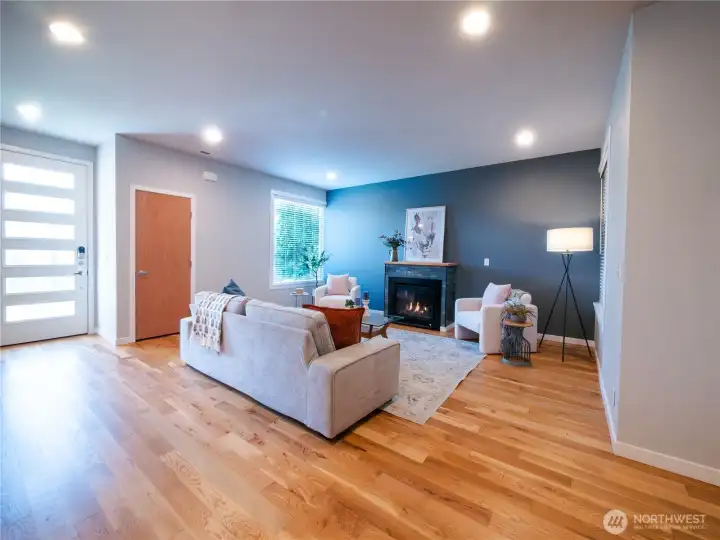 Gas fireplace