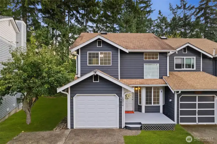 13214 Lakeridge Cir NW, Silverdale Townhome on Left.