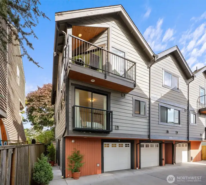 Welcome to 3636 Beach Drive SW #A! Tucked away from the street, this stylish townhome features a large, fully fenced backyard complete with patio and giant shade tree! This 3-bedroom 2.5 bath townhome with attached one-car garage will impress the fussiest of buyers!