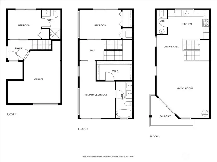 The floor plan.