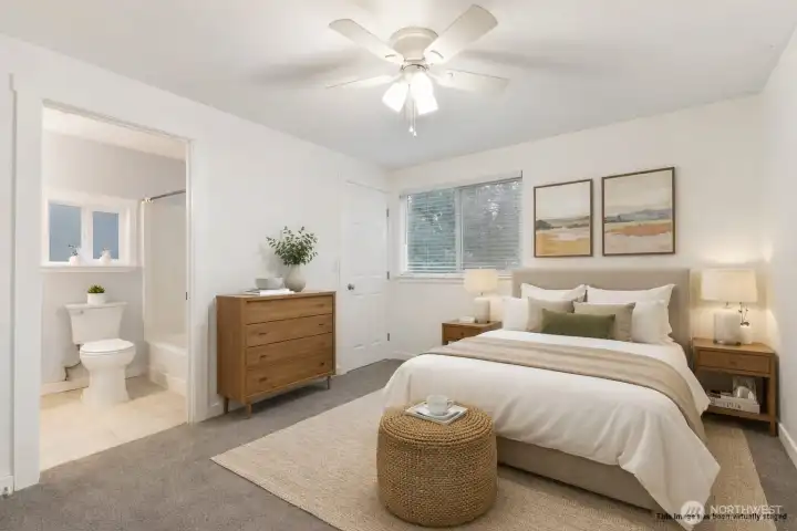 Primary Bedroom Virtual Staging