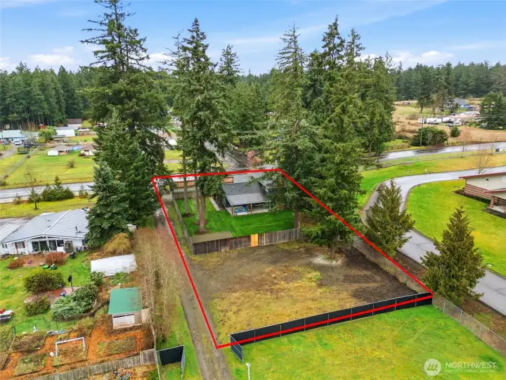 Despite its accessibility, the home retains a sense of space and privacy thanks to the generous lot size.