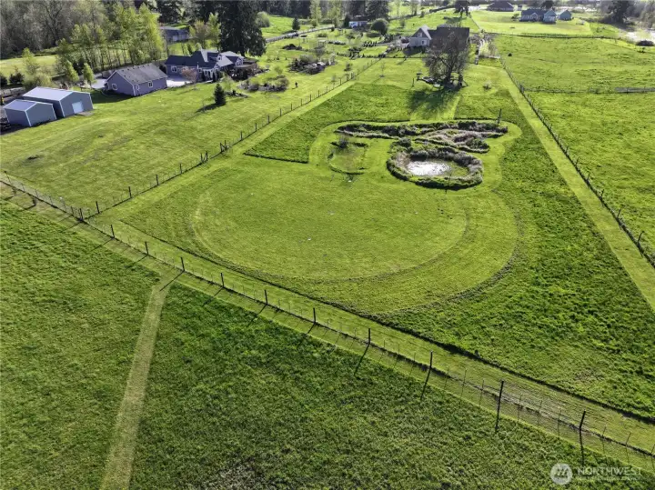 Dry view of property late spring, summer, fall.