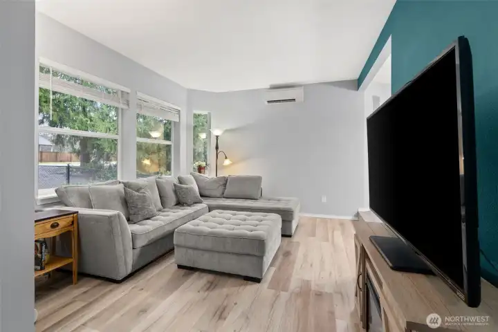 Enjoy year around comfort with the mini split!