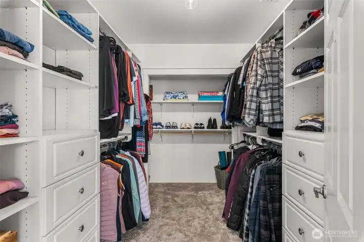 Primary closet