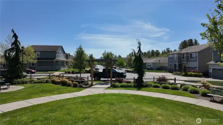 Lots of walking areas.