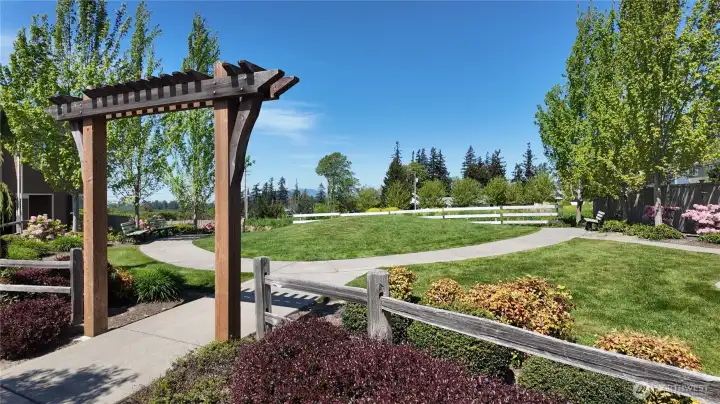 Nice neighborhood walking areas.  Everything level for easy walking.