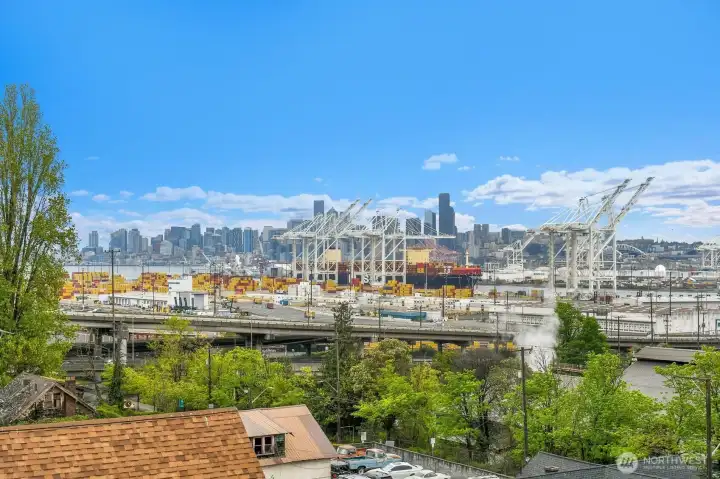 This is the view from the unit and the 2000sf (approx) deck!