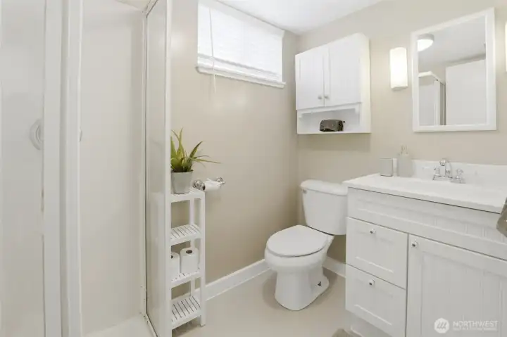 bathroom downstairs