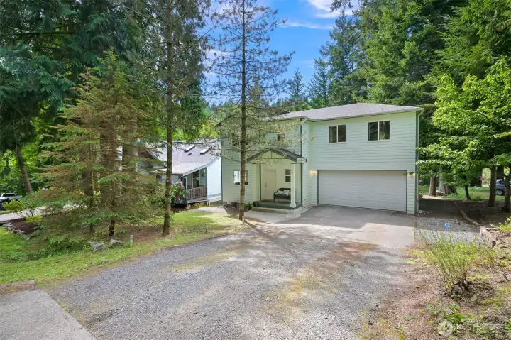 Flat driveway