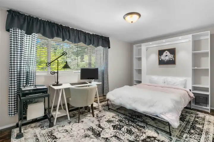 Second bedroom with built-in Murphy bed or even more storage Second bedroom with built-in Murphy bed or even more storage
