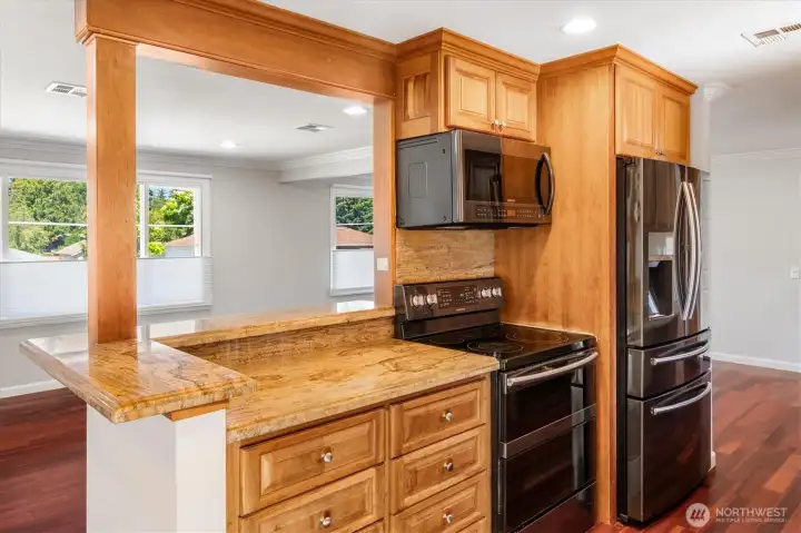 Additional angle of kitchen.