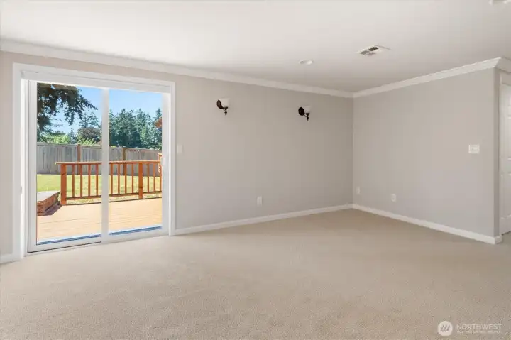Additional view of den/bonus room.