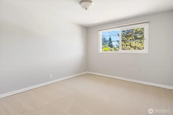 Guest bedroom #1 without staging.