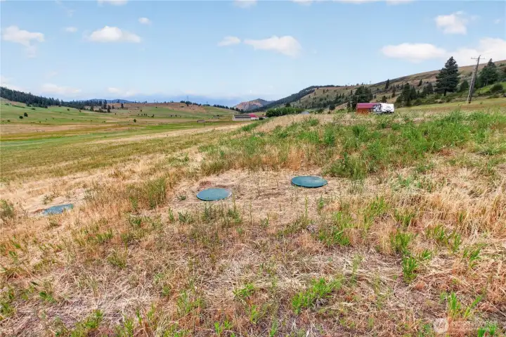 Septic tank and drainfield installed
