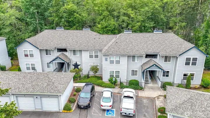 Aerial view of Building D